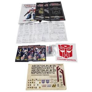 Vintage Transformers Japanese Booklets, Reg Cards, Collectors Cards, Stickers